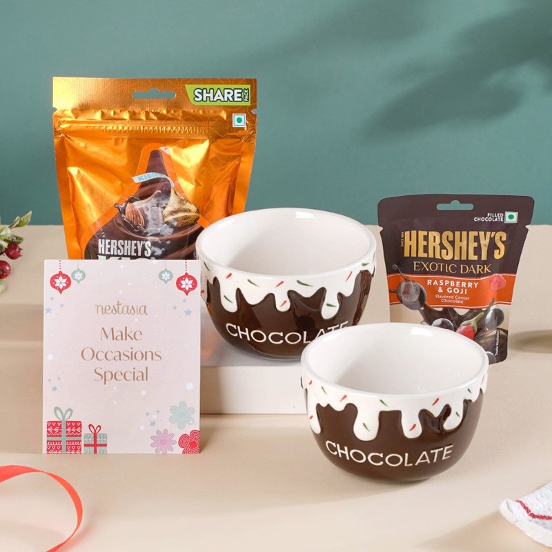 Choco-licious Dessert Time Christmas Hamper Set Of 4