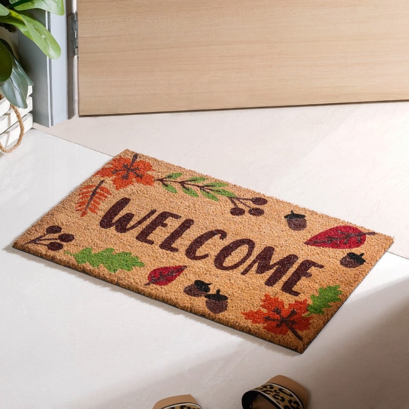 Welcome Coir Doormat 23.5 x 15.5 Inches