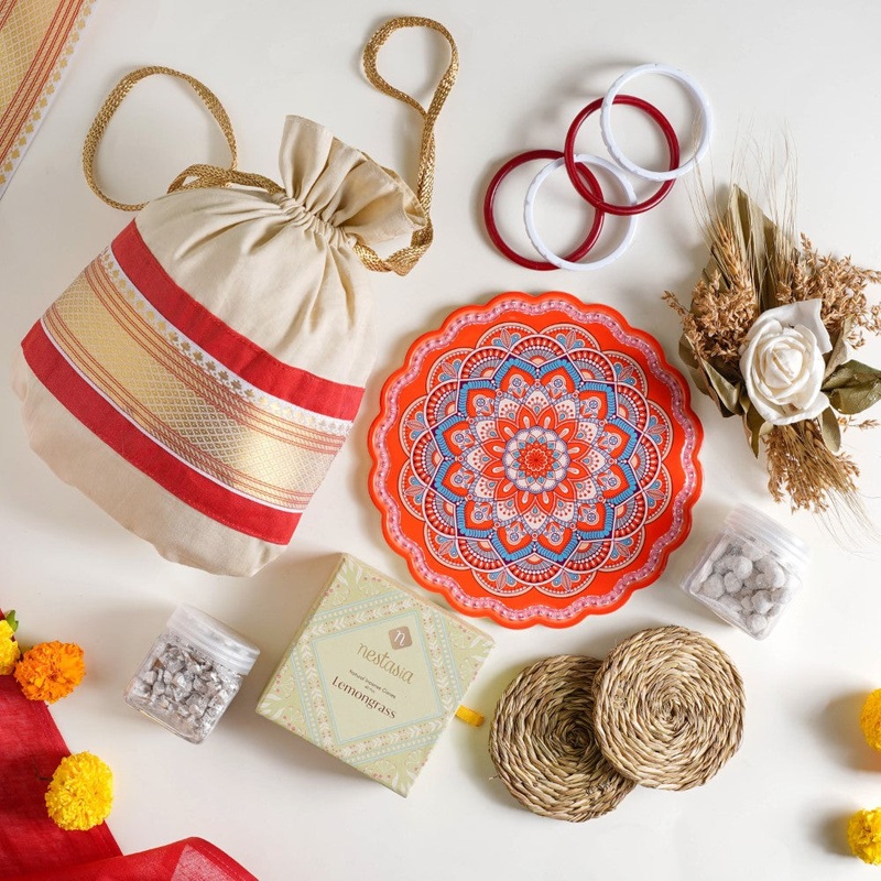 Bengali Wedding Gift Hamper Set Of 9
