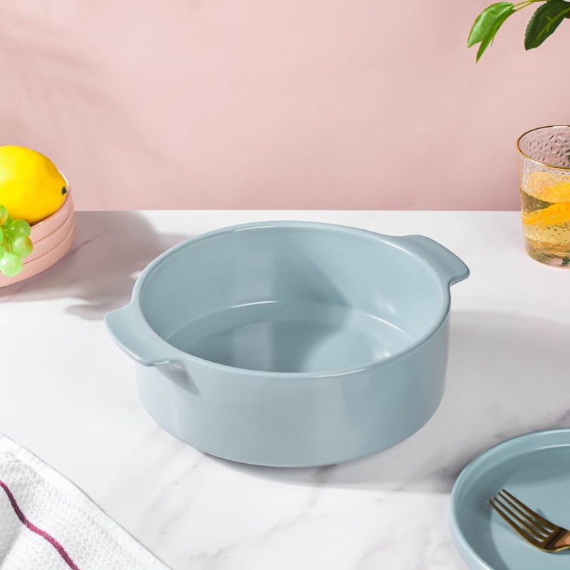 Ceramic Casserole Pots Blue 2 L