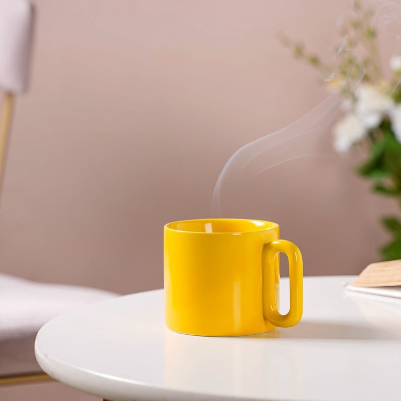 Ceramic Mug Yellow 220ml
