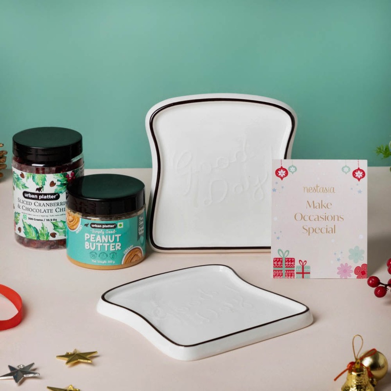 Feisty Breakfast Christmas Gift Hamper Set Of 4