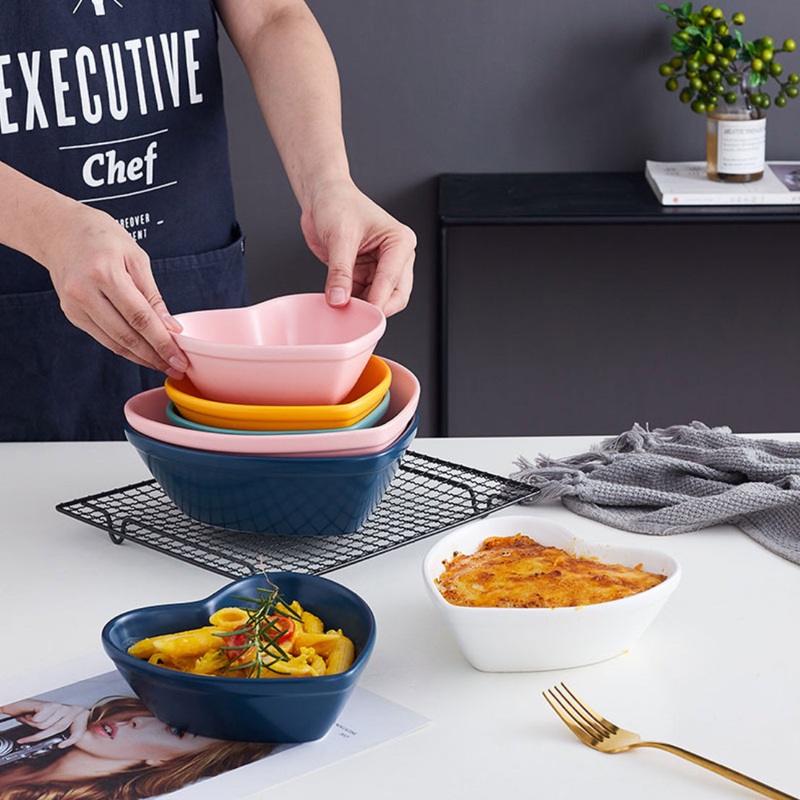 Hearty Ceramic Bakeware Small Pink 6 Inch