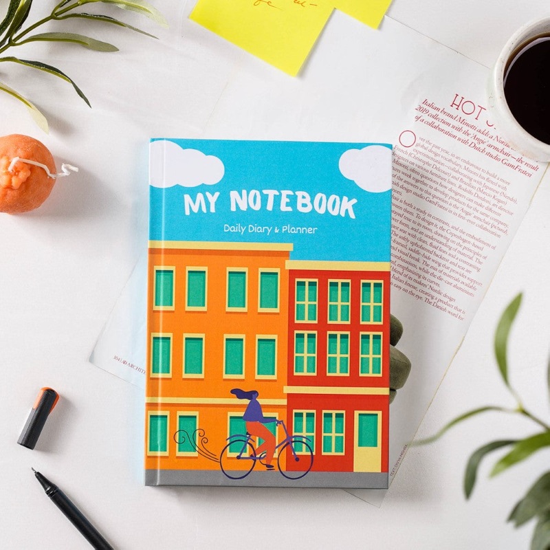 Loving Myself Hardbound Daily Diary 8.2 X 5.9 Inch