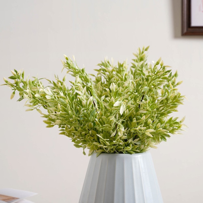 Green Artificial Leaves Set Of 4