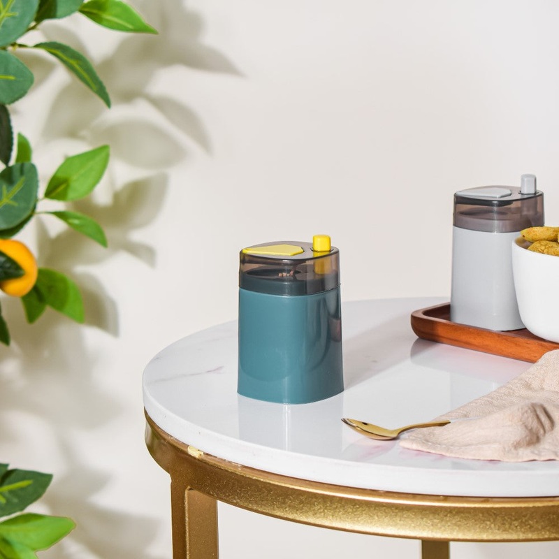 Pop-Up Toothpick Holder Dispenser Blue