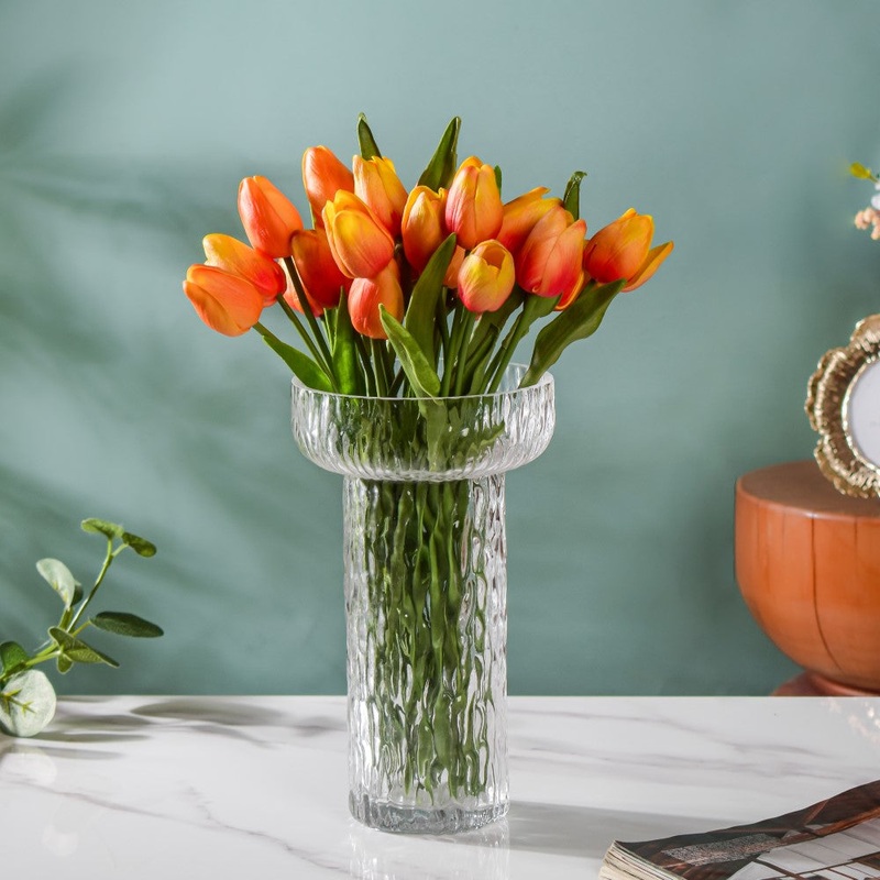 Contemporary Rain Vortex Vase 9 Inch