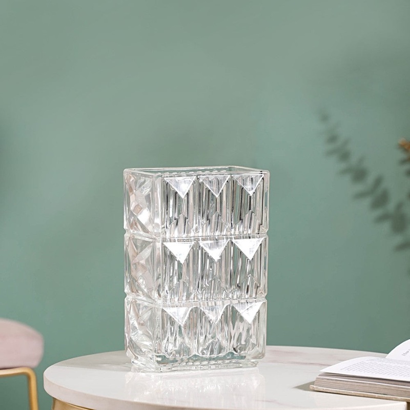 Cut Glass Crystal Decorative Vase