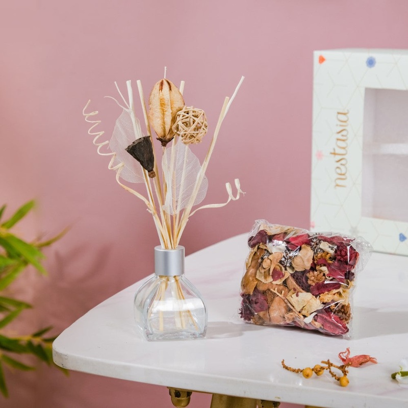 Lavender Bouquet Reed Diffuser Gift Box Set Of 3