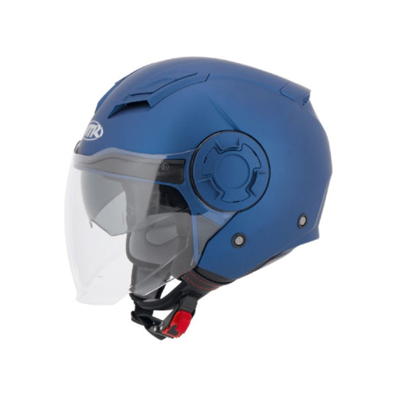 MTR Motorradhelm Demi-Jet 5 Evo mattblau S