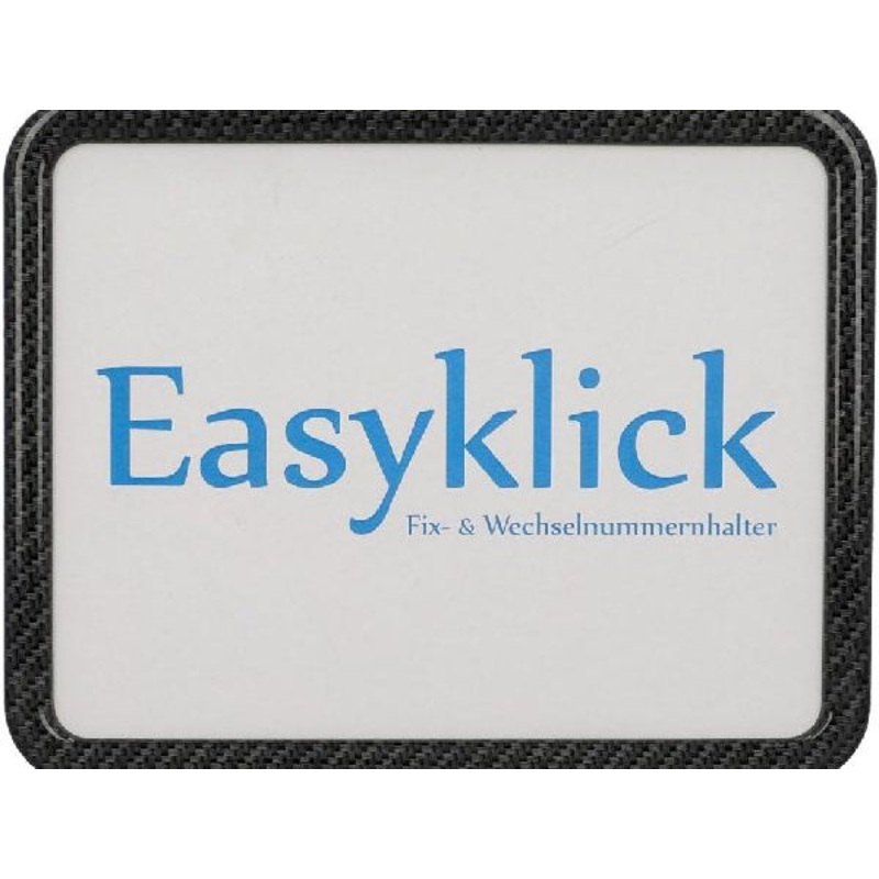 Easyklick Kennzeichenhalter Bike Nummerrahmen carbon