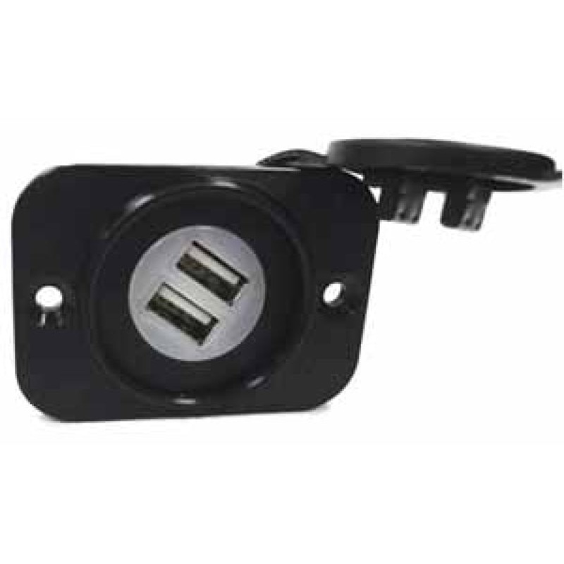 SYNKRA USB-Steckdose 12/24 Volt 2x2.1A