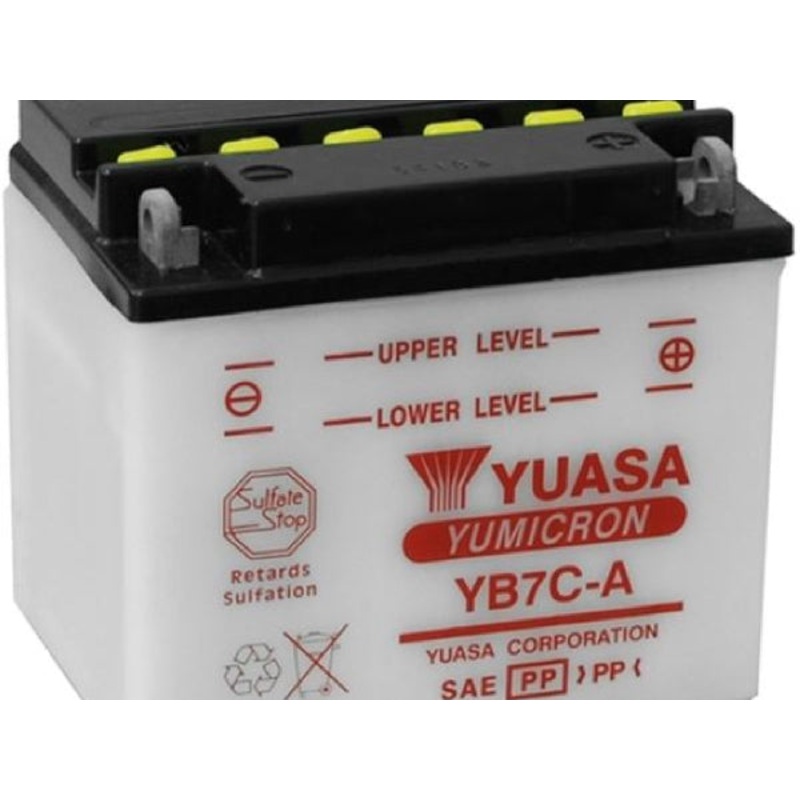 YUASA Fahrzeugbatterie Yumicron 12V/7.4Ah/75A