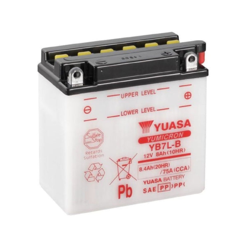 YUASA Fahrzeugbatterie Yumicron 12V/8.4Ah/75A