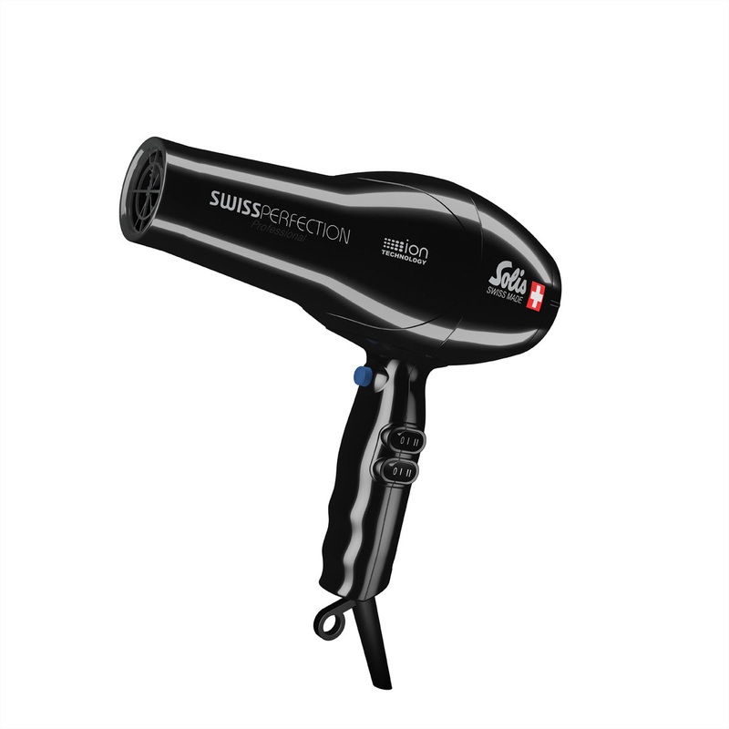 Solis Haartrockner Haarfhn Swiss Perfection schwarz