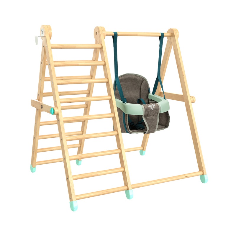 TP Toys Kinder Klettergerst mit Schaukel FSC