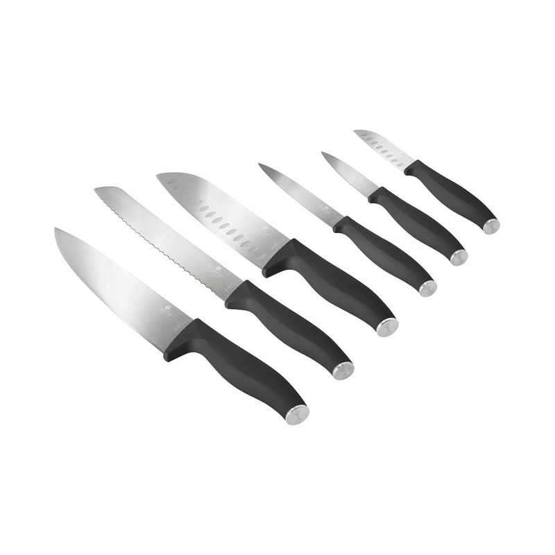 Berlinger Haus Kchenbedarf Haus 6-teiliges Messerset matt Anthracite Collection