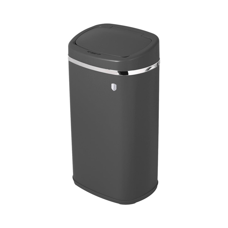 Berlinger Haus Kchenbedarf Haus Abfallbehlter mit Sensor 58L matt Anthracite Collection