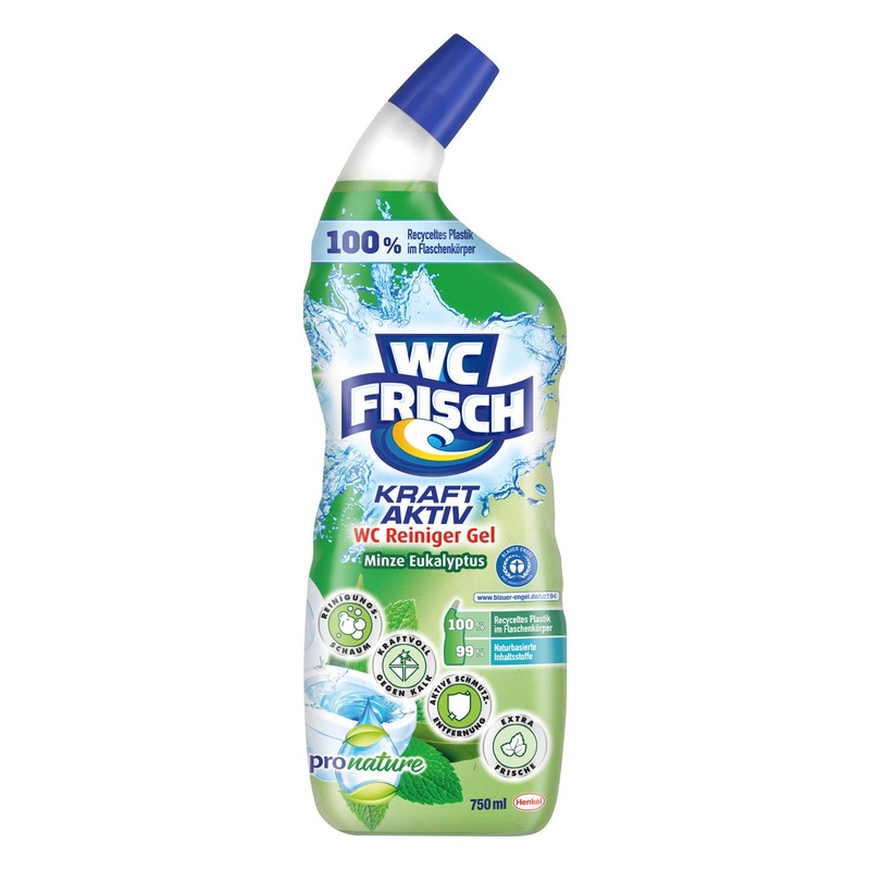 WC Frisch Reiniger Gel Kraft Aktiv MinzeEukalyptus 750ml