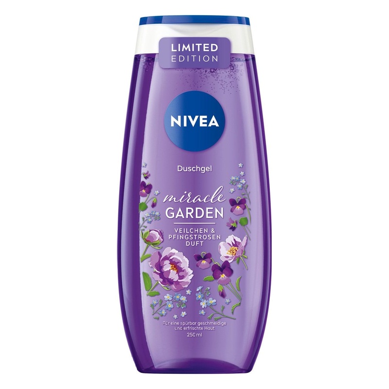 Nivea Duschmittel Duschgel miracle Garden Veilchen Pfingstrosen 250ml