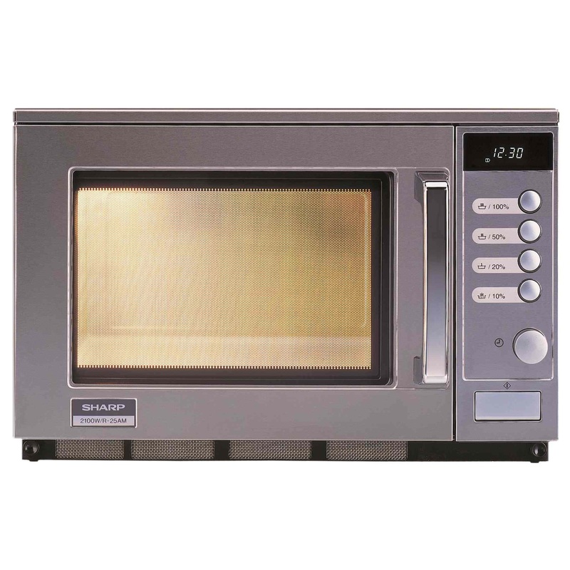 Sharp Gastro-Mikrowelle R25AM, edelstahl, 20 L, 2100 W