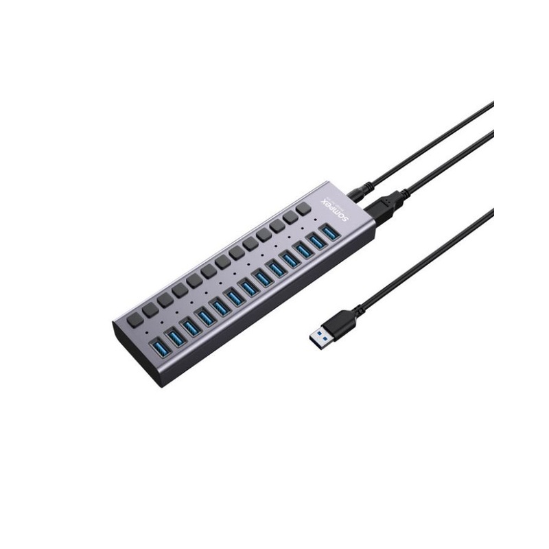 Sompex Ladegert USB Power Hub 13 Anschlsse