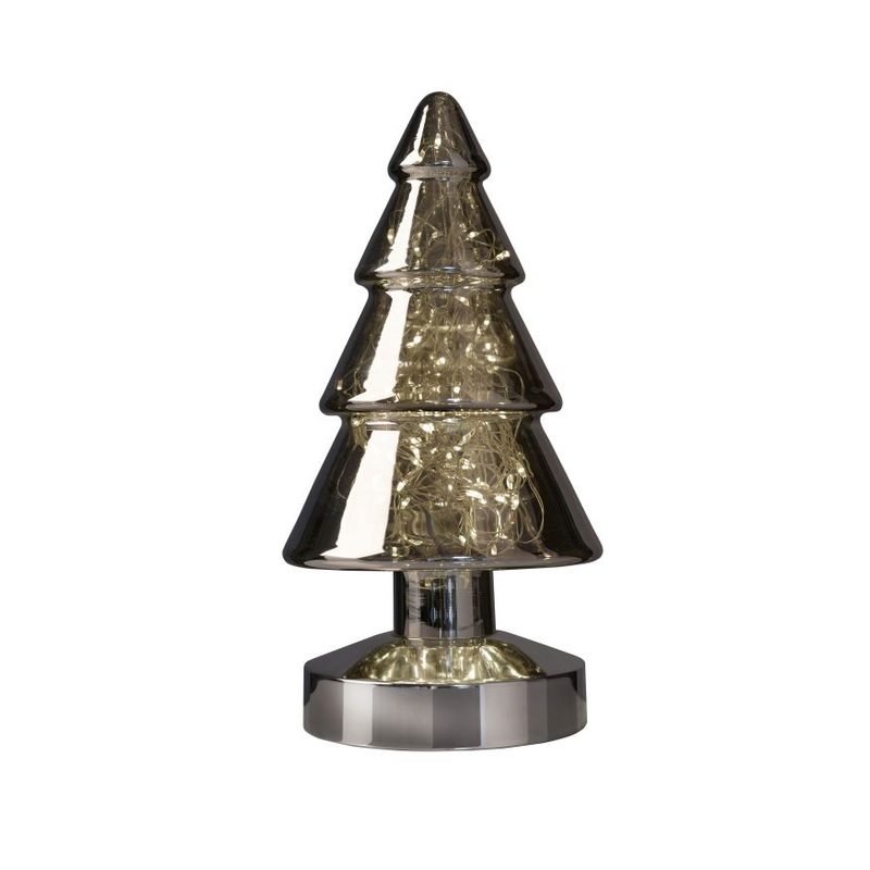 Sompex Weihnachtsbeleuchtung WINTERLIGHT, Chrom, Tannenbaum, LED, Hhe: 26 cm
