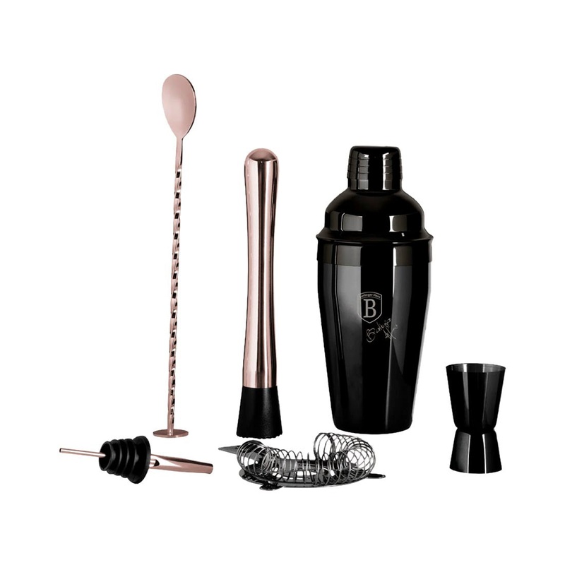 Berlinger Haus Kchenbedarf Haus Collection Cocktail Shaker Set Matte Black