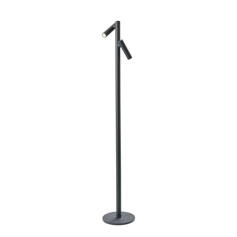 Sompex Stehlampe TUBO, duo, Anthrazit, 120cm