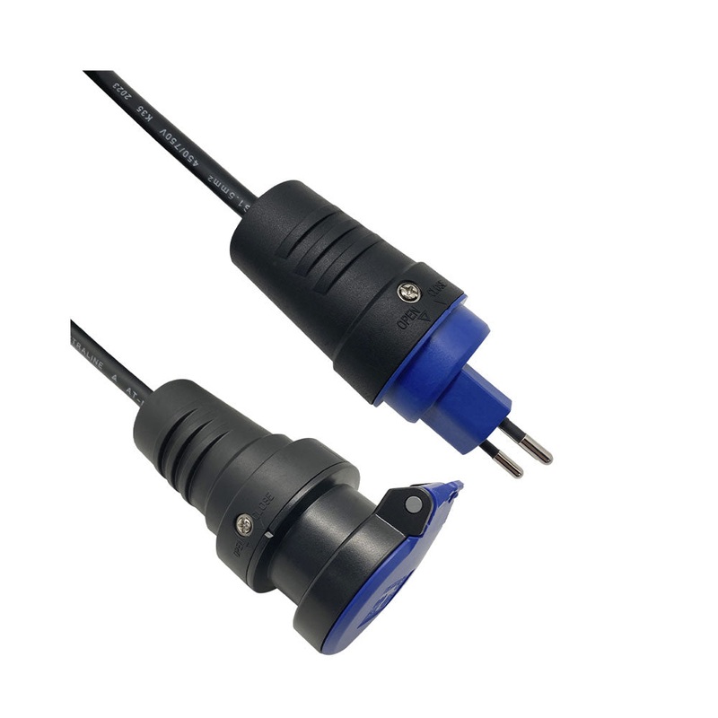 Ekstrm Verlngerungskabel 10m IP55 schwarz