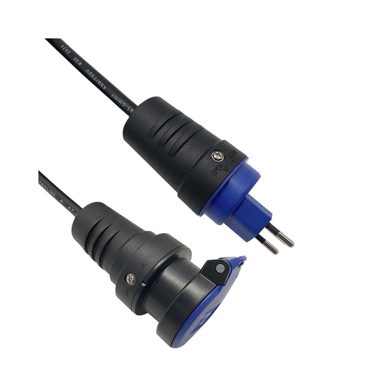 Ekstrm Verlngerungskabel 20m IP55 schwarz