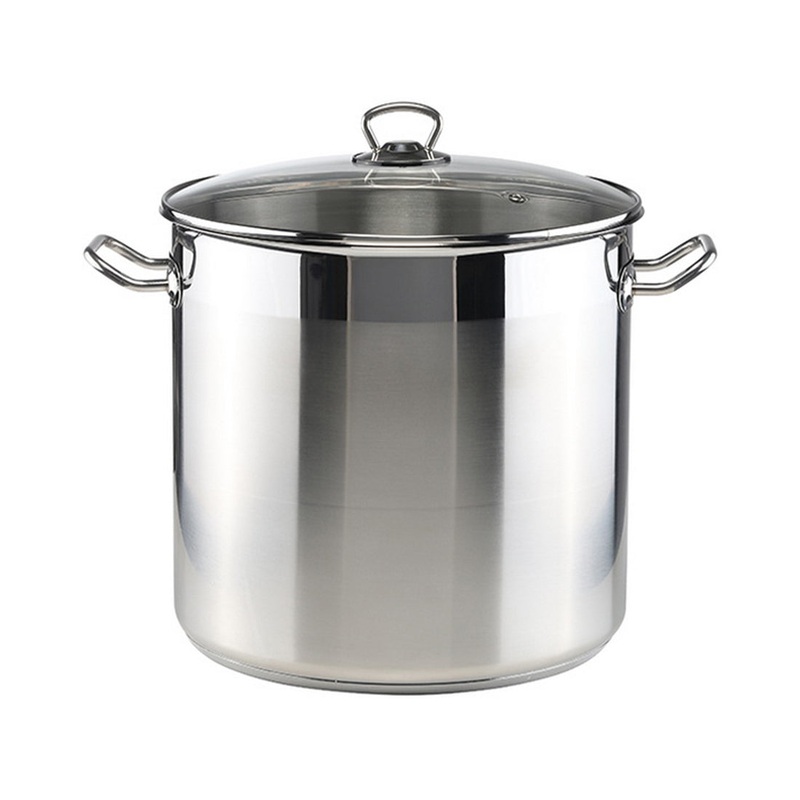 FS-STAR Kchenbedarf FS-Star Universaltopf mit Glasdeckel 20L 30cm