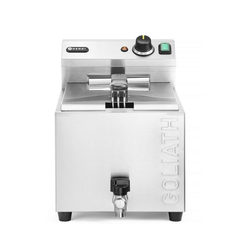 HENDI Fritteuse XL Ablasshahn  GOLIATH 10L 400V/10200W
