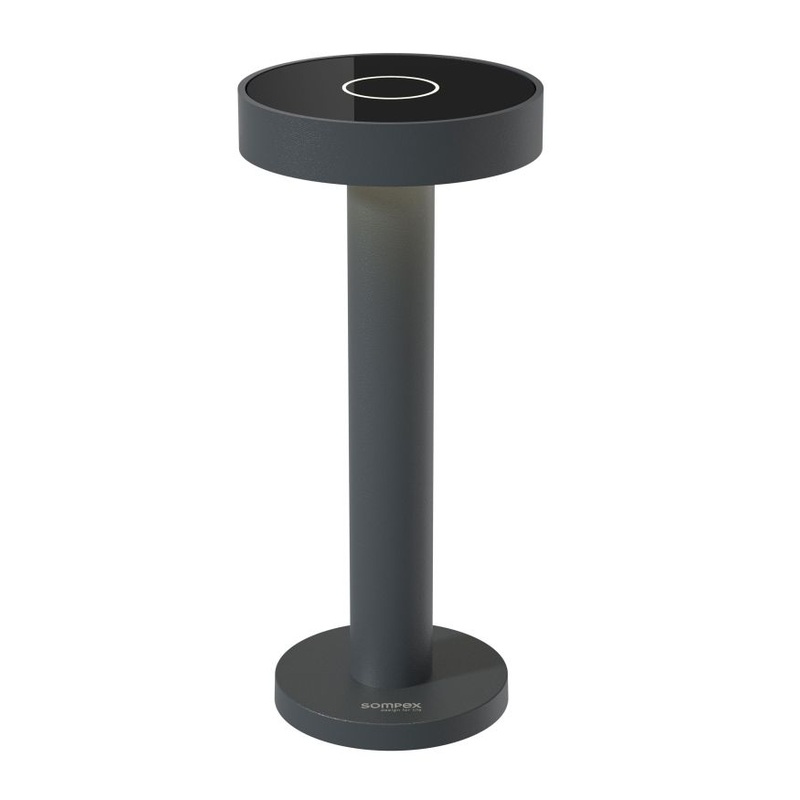 Sompex Tischlampe BORO, Anthrazit