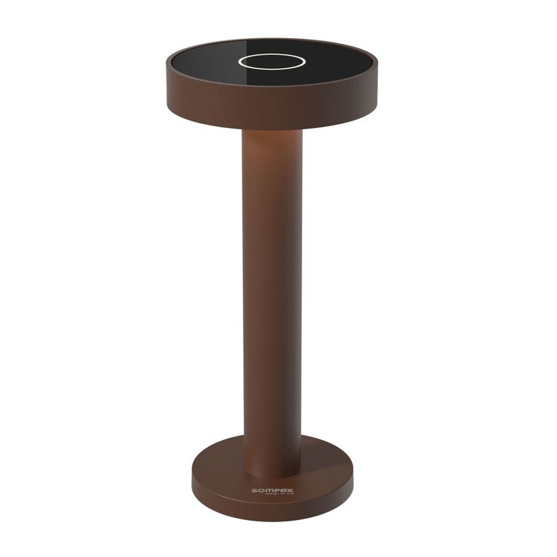 Sompex Tischlampe BORO, Rost