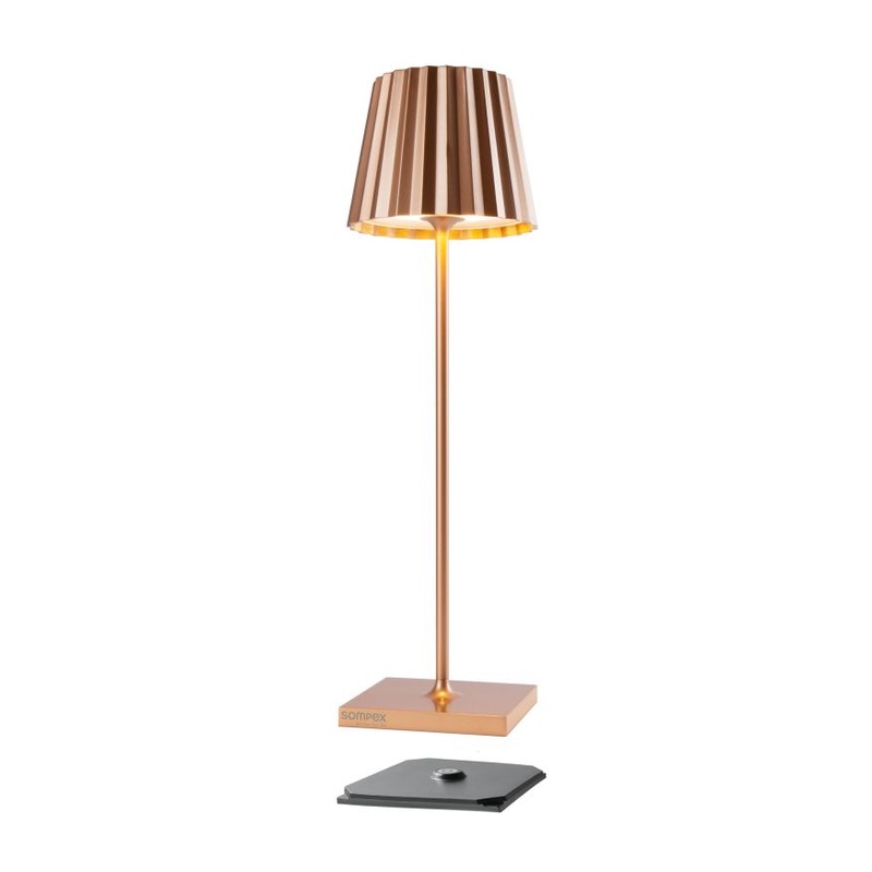 Sompex Tischlampe TROLL 2.0 Kupfer, 38cm