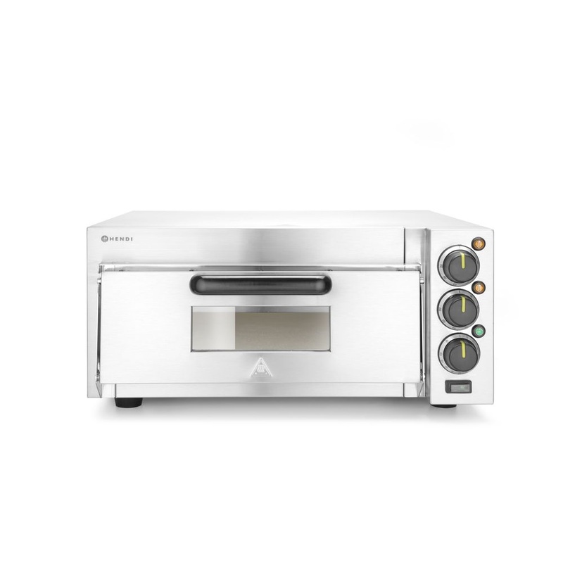 HENDI Pizzaofen kompakt Silber 230V/2000W