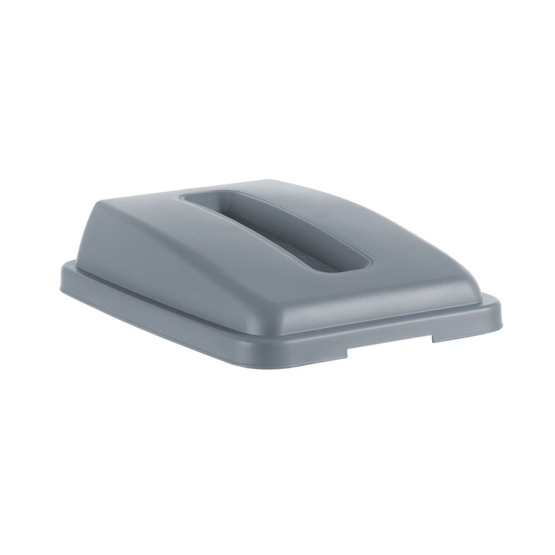 HENDI Deckel ffnung 60 l Abfalleimer Hellgrau 660x470x30mm