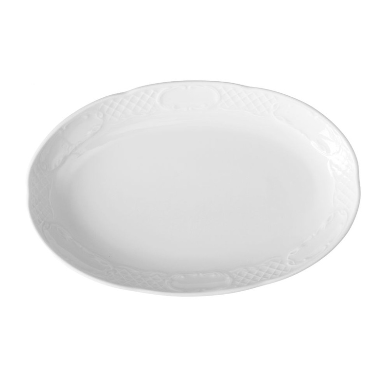 HENDI Platte Platte oval 330x225mm Flora