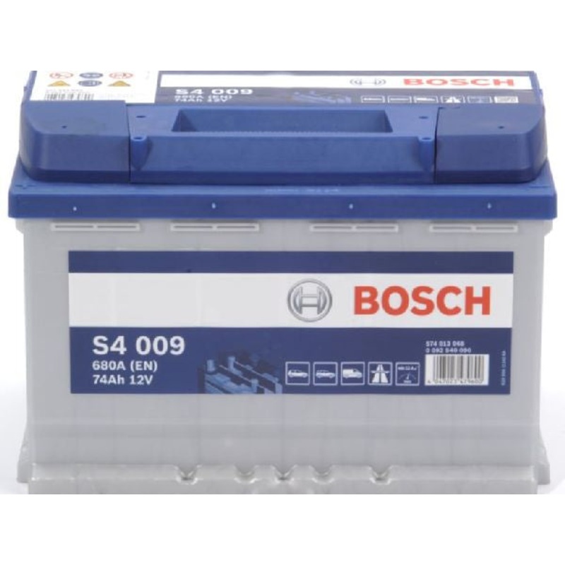 BOSCH Fahrzeugbatterie Starterbatterie Bosch 12V/74Ah/680A LxBxH 278x175x190mm/S:1
