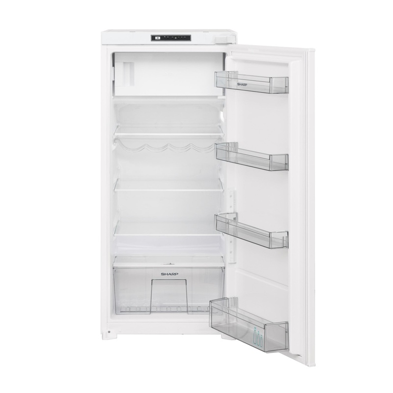 Sharp Einbaukhlschrank mit Gefrierfach SJ-LD180E0XS/CH-Norm, 123er-Nische,Schlepptr