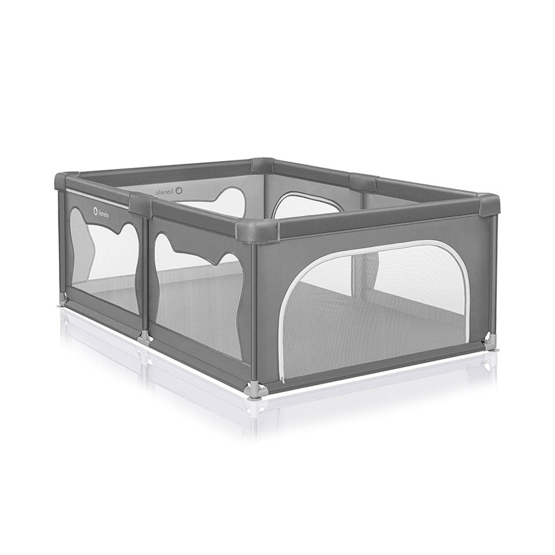 Lionelo Zubehr Haushalt Laufgitter 127x187cm Willow Grey Concrete