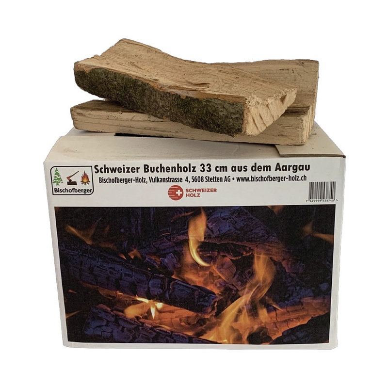 Bischofberger Holz Zubehr Haushalt Schweizer Buchenholz 33cm/15 kg