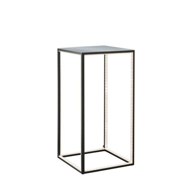 Sompex Stehlampe DELUX LED 12W 30x30x60 schwarz