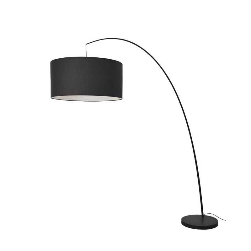 Sompex Stehlampe FISHER, E27 60W schwarz