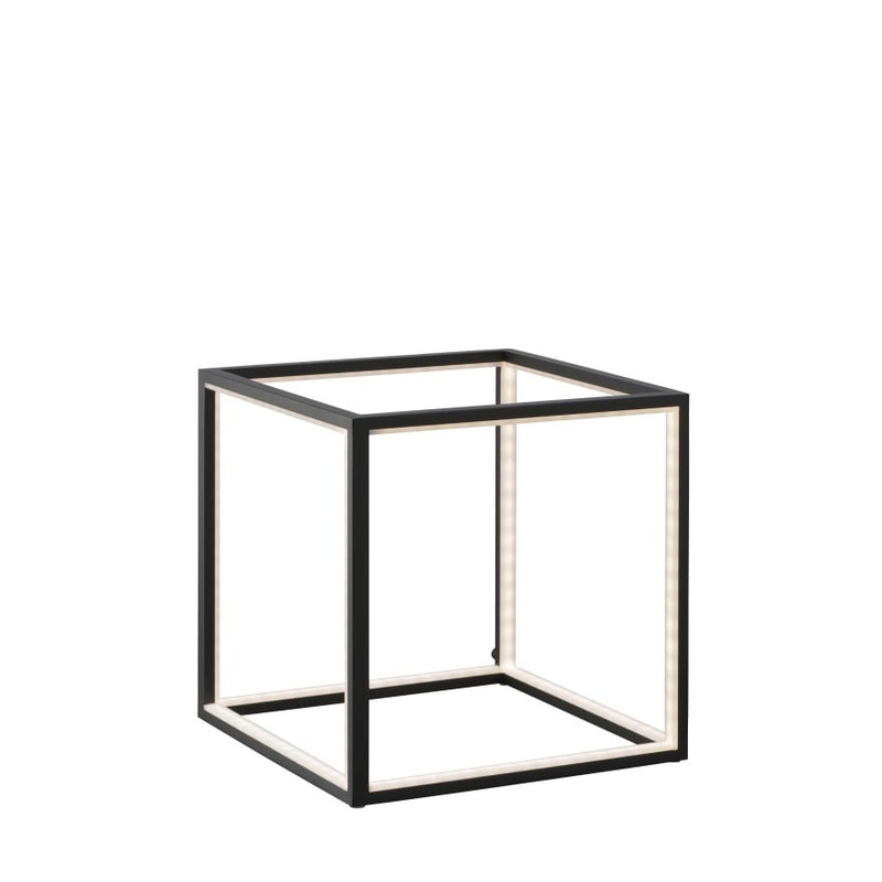 Sompex Tischlampe DELUX T LED 10W schwarz, 30x30cm