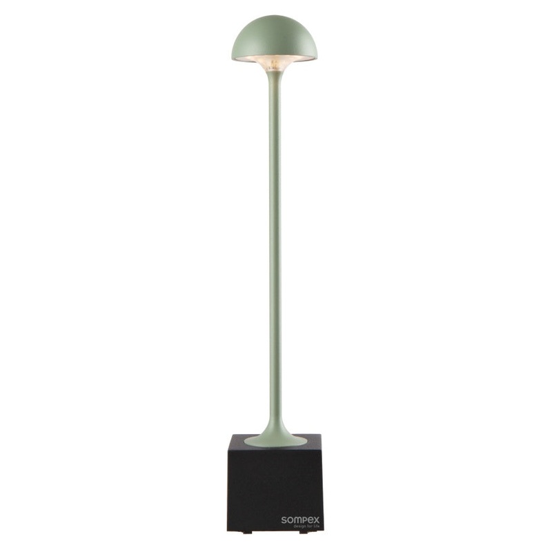 Sompex Tischlampe Flora olivgrn