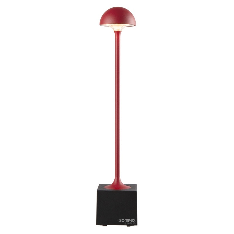 Sompex Tischlampe Flora rot