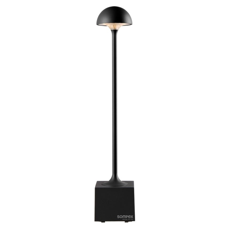 Sompex Tischlampe Flora schwarz