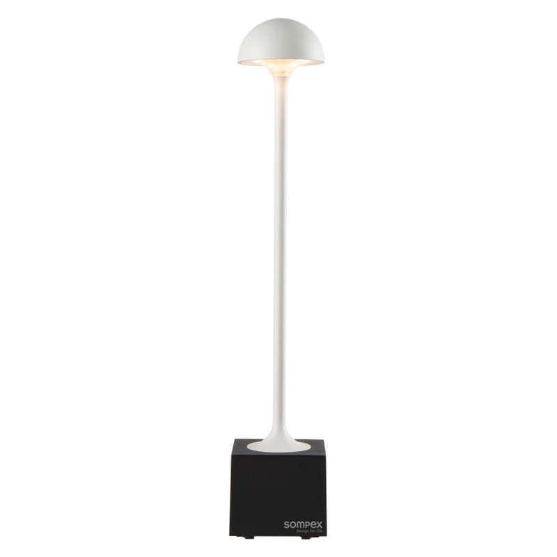 Sompex Tischlampe Flora weiss